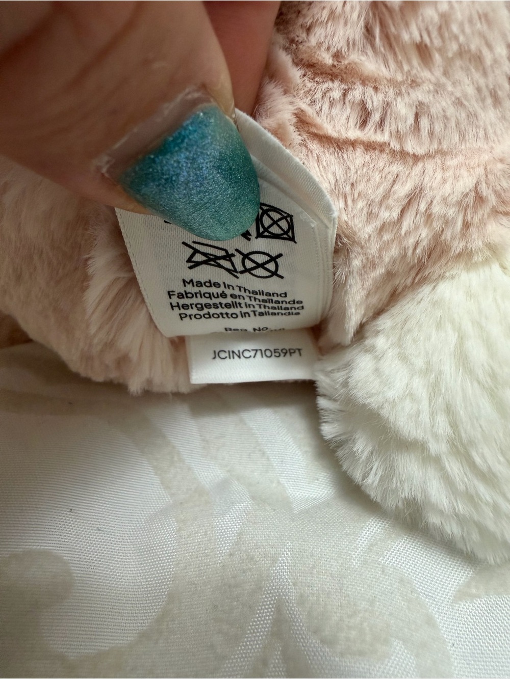 Jellycat Bashful Bunny Blush 12” - Picture 6 of 6